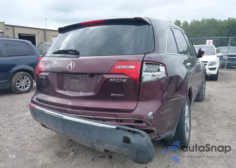 2011 Acura Mdx Technology Package from USA, damaged, VIN 2HNYD2H66BH533099